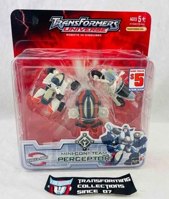 Transformers Universe 2005 Robots in Disguise RID Mini-Con Team Perceptor MOSC - Image 1 of 2