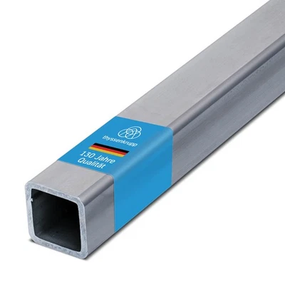 THYSSENKRUPP Vierkantrohr Edelstahl Quadratrohr V2A Rechteckrohr Stahlrohr Hohlprofil Rohr