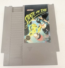 Cartuccia videogioco Skate Or Die Nintendo Entertainment System NES testata 