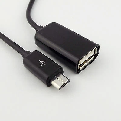 USB 2.0 A Female To Micro USB 5 Pin Male OTG Short Host Adapter Converter Cable - Image 1 of 4