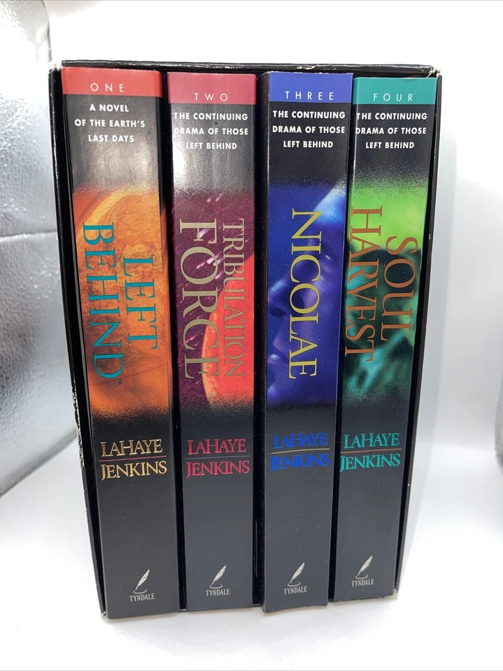 TIM LAHAYE JERRY B. JENKINS Book “The Left Behind” Collection 1 Volumes 1-4 - Image 1 of 4