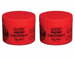 Lucas Papaw Cream 75g x2 (2 Pack) - Paw Paw Ointment - Bild 1 von 5