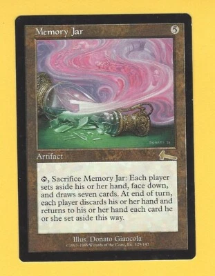 MEMORY JAR, URZA'S LEGACY, NON-FOIL, NM CONDITION, MAGIC: THE GATHERING, MTG - Image 1 of 2