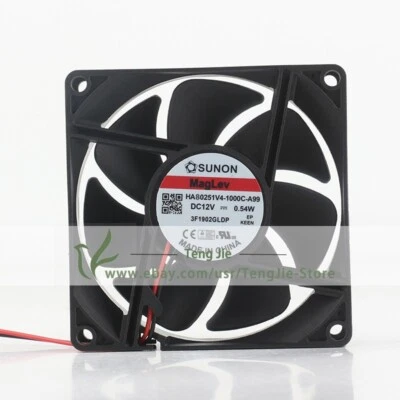 HA80251V4-000C-A99 DC12V 0.05A 0.6W 8025 8CM 2-Wire Axial Cooling Original Fan - Image 1 of 4