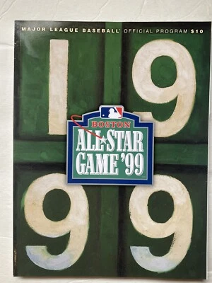 1999 ALL-STAR GAME AT FENWAY PARK BOSTON- JULY 13TH- OFFICIAL PROGRAM, PRISTINE! - Image 1 of 3