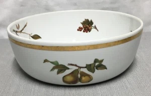 Royal Worcester Evesham Gold Large Salad Fruit Serving Bowl 10" - Picture 1 of 7