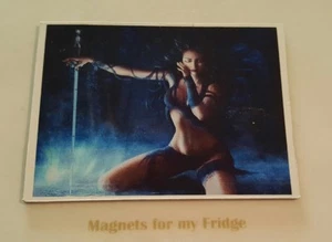 FANTASY FEMALE WARRIOR FRIDGE MAGNET - M282 - Imagen 1 de 1