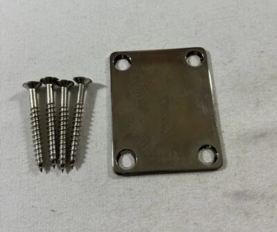 Squier by Fender Stratocaster 2012 placa de junta de cuello cromada con HW Foto 1 de 4