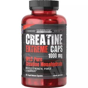 Pure Creatine Monohydrate Extreme 120 Caps 1000mg Muscle Strength Power Recovery - Picture 1 of 3