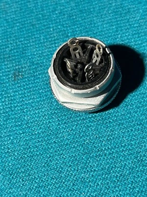 Receptor tipo micrófono, 4 pines hembra, montaje panel Foto 1 de 2