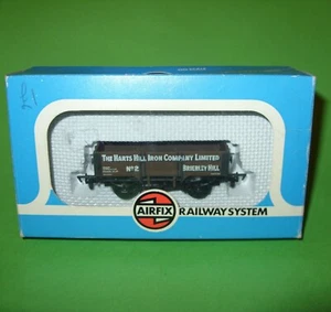 Airfix / 54377-4 Harts Hill Iron 5 Plank Wagon / Boxed - Picture 1 of 10