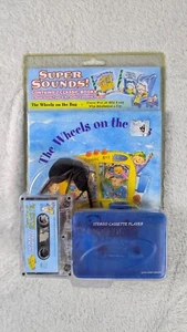 Vintage Super Sounds Audio Cassette w/2 Classic Books NEW 2002Wheels On The Bus - Picture 1 of 2