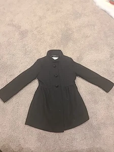Kids Girls GapKids Pea Coat Black Size Small - Picture 1 of 10