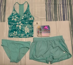 ZeroXposure Youth Girls 3-Piece Swim Set ~ Size L-14 - Picture 1 of 5