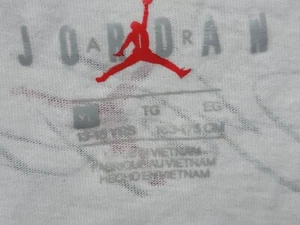 Jordan Youth XLarge All Over Print Shirt White - Picture 1 of 2