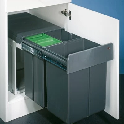 WESCO Abfallsorter 40 - 857721-11 (20 + 2x10) Liter BIO TRIO MAXI 40 DT inkl.... - Bild 1 von 2