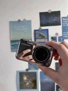 Samsung PL120 14.2MP Dual Screen Digital Camera - Black/Purple/Red 100%working - Picture 1 of 12