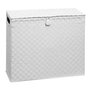 Toilet Roll Holder Bathroom Storage Box With Insert Handle Polypropylene 9112W - Picture 1 of 8
