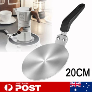 Induction Hob Cooktop Converter Heat Diffuser Disc Adapter Plate Saucepan 20cm - Picture 1 of 9