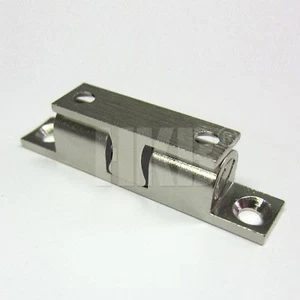 1 Doppelkugelschnäpper, Messing vern,etwa 66x11mm, justierbar, inkl. Schrauben - Bild 1 von 4