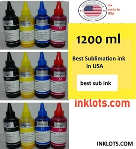 12 bottles 100m sublimation ink for any sublimation printers - Picture 1 of 1