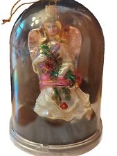 vintage unique treasures collection hand crafted glass angel ornament 
