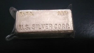 U.S.S.C. Mint 5 oz. hand pour silver bar .999 - Bild 1 von 5