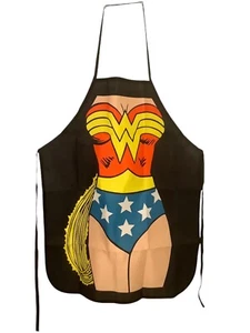ICUP DC Comics - Wonder Woman Black Kitchen Apron - Picture 1 of 6