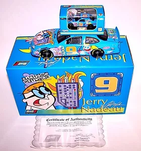 Jerry Nadeau #9 1999 Ford Taurus Cartoon Network Race Car Bank Set - Picture 1 of 12