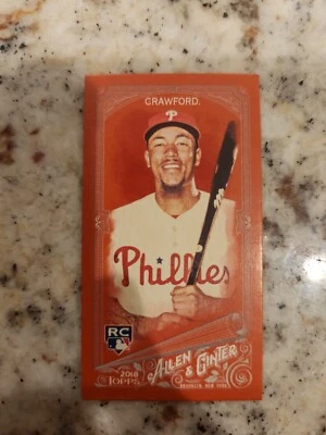 2018 Topps Allen Ginter X JP J.P. Crawford Mariners Rookie RC Red /5 - Image 1 of 4