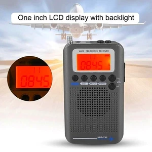 VHF Airband Portable FM AM CB SW Full Band Aircraft Scanner Receiver - Picture 1 of 13