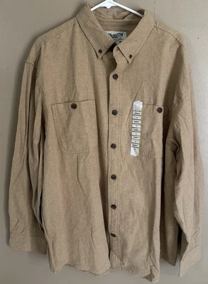 Duluth Trading Co Shirt Men’s XL Flannel Button Up Relaxed Fit Free Swingin - Image 1 of 4