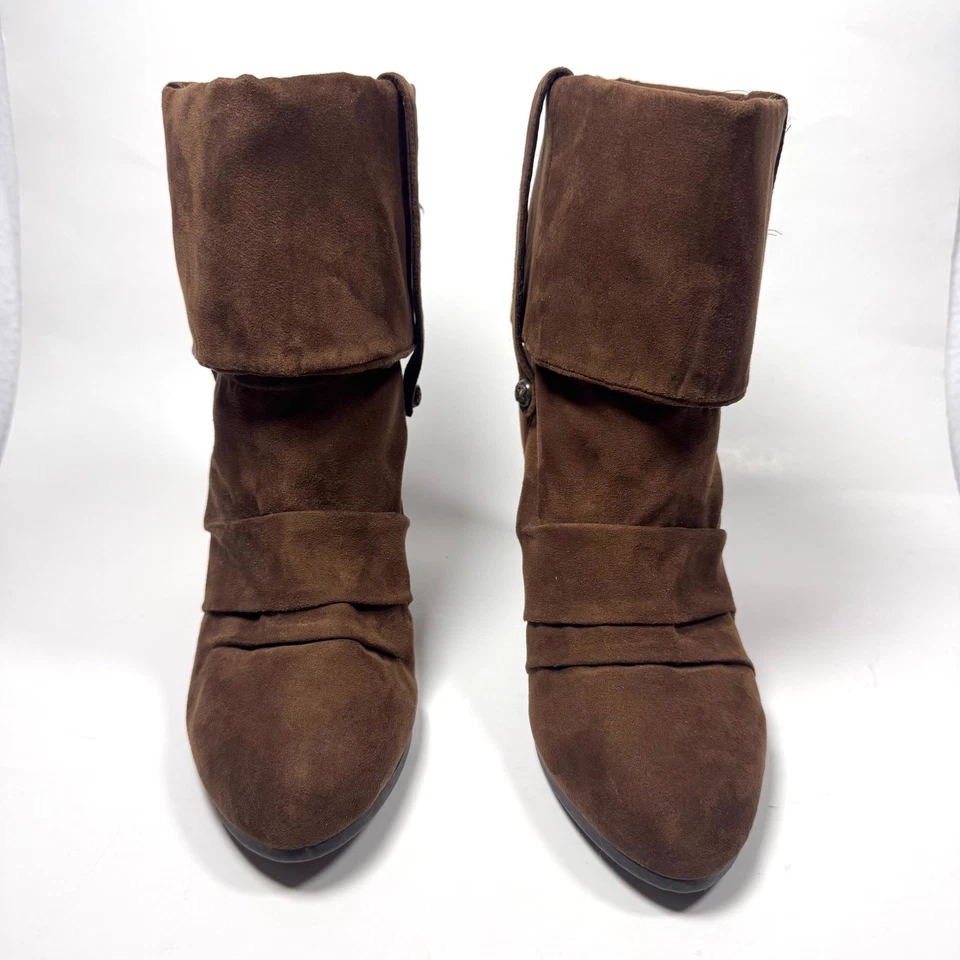 Kathy Van Zeeland Imitación Gamuza Tacón Crujiente Botines Festival Vaquera talla 8M Foto 1 de 4