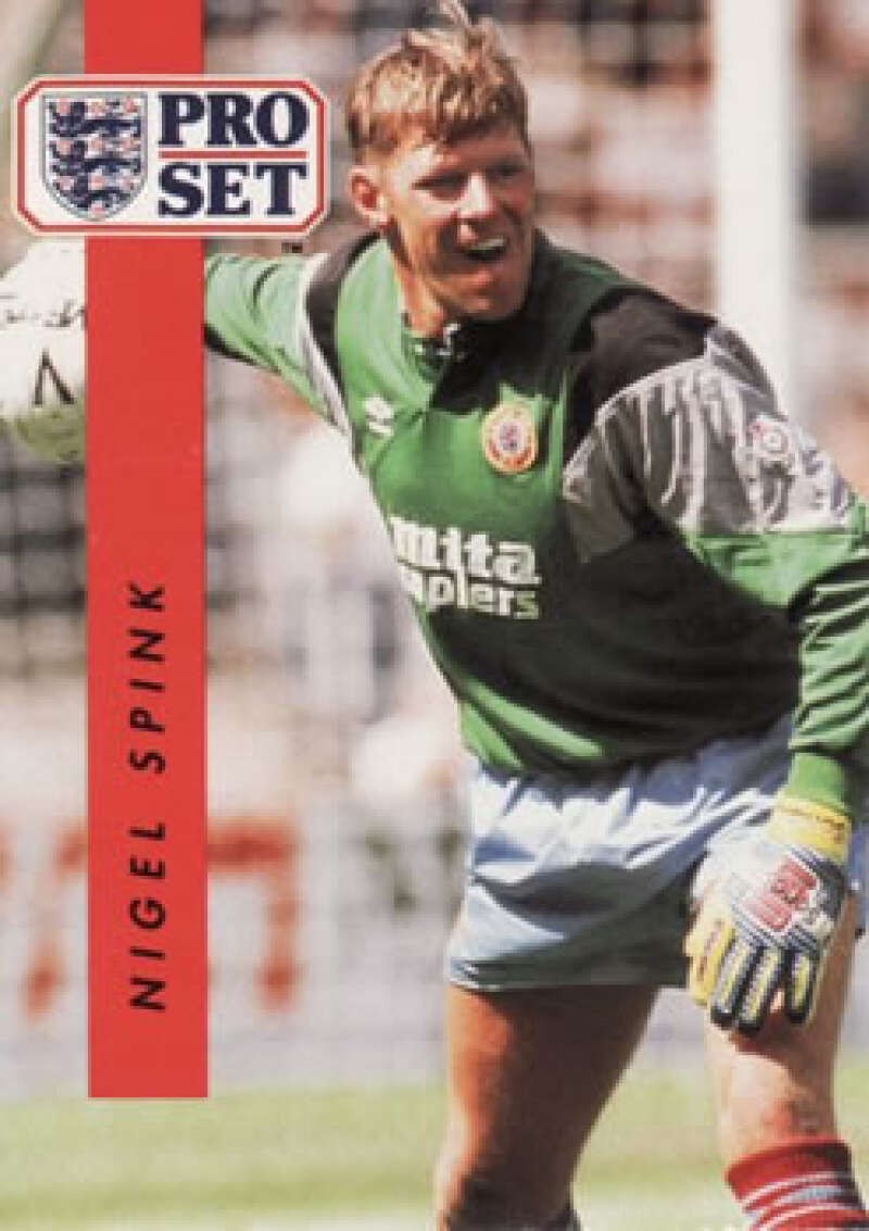 1990-91 Pro Set Nigel Spink #15 for sale | eBay