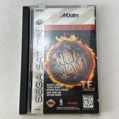 NBA Jam T.E. Tournament Edition Sega Saturn Completo con Tarjeta Reg CIB Foto 1 de 4