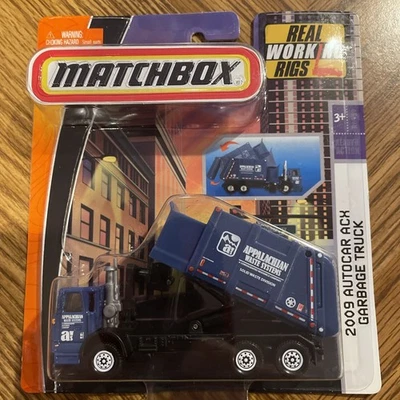 Camión de basura Matchbox Working Rigs APPALACHIAN WASTE AUTOCAR ACX 2009 NUEVO EN CAJA Foto 1 de 4