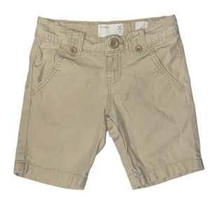 Little Girls Old Navy Tan Bermuda Shorts Adjustable Waist Size 5 - Picture 1 of 7