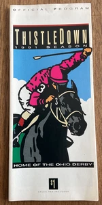 Rare 1991 - June 14 th - ThistleDown "The Ohio Derby" Program - Great Condition - Picture 1 of 4