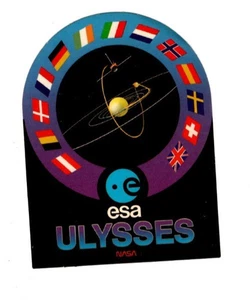 ESA-NASA Ulysses Mission, Astronaut NASA Space Race, Vintage Sticker - Picture 1 of 1