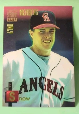 1994 STADIUM CLUB MEMBERS ONLY - J.T. SNOW #49 - CALIFORNIA ANGELS - Image 1 of 2