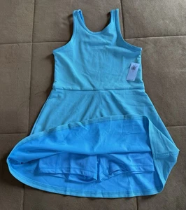Old Navy Powersoft Sleeveless Dress Girls Size Medium 8 Blue Green - Picture 1 of 7