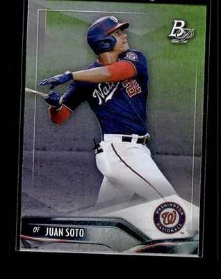 2021 Bowman Platinum #73 - Juan Soto - Washington Nationals Baseball Card - Image 1 of 2