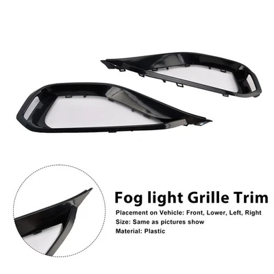 Left & Right Fog Light Bezel Grille Front Bumper Trim Fit BMW 428i F32 F33 F36 - Image 1 of 4