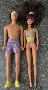 Mattel Inc. 1966 Malaysia Barbie and Ken Doll Glitter Beach Barbie Teresa Doll - Picture 1 of 16