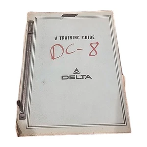 Vintage Delta Airlines DC-8 Series 51 & Series 61 1968 Training Manual - Picture 1 of 6
