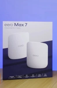 Pack de 2 systèmes Wi-Fi maillés tri-bandes Eero Max 7 - Photo 1/1