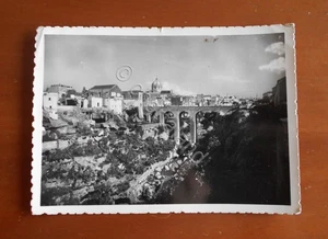 Cartolina Massafra (Taranto) - Ponte S. Marco e Panorama - 1952 - Picture 1 of 2