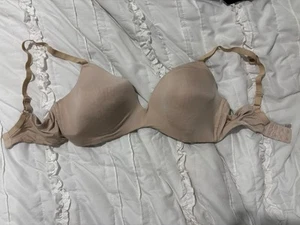 Gilligan Omalley Microstretch Wire Free Nursing Bra Women 36C Nude Breastfeeding - Picture 1 of 3