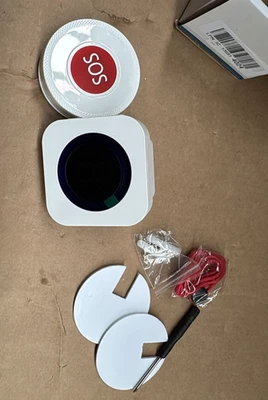 Wireless Caregiver Pager, SOS Call Button,Long Range Call, Panic Alarm Button - Image 1 of 3