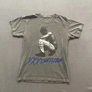 XXXTentacion Shirt Mens Small Gray Blue Rap Tee Music Cotton Crew Neck - Picture 1 of 8